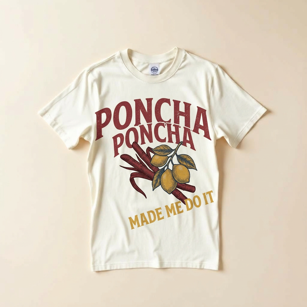 T-shirt ilustrada Poncha Poncha