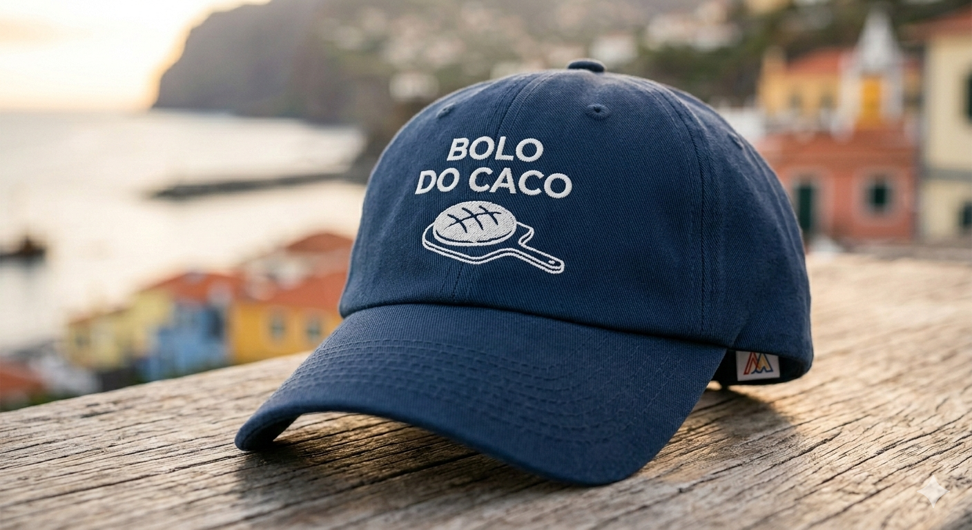 Boné bordado Bolo do Caco